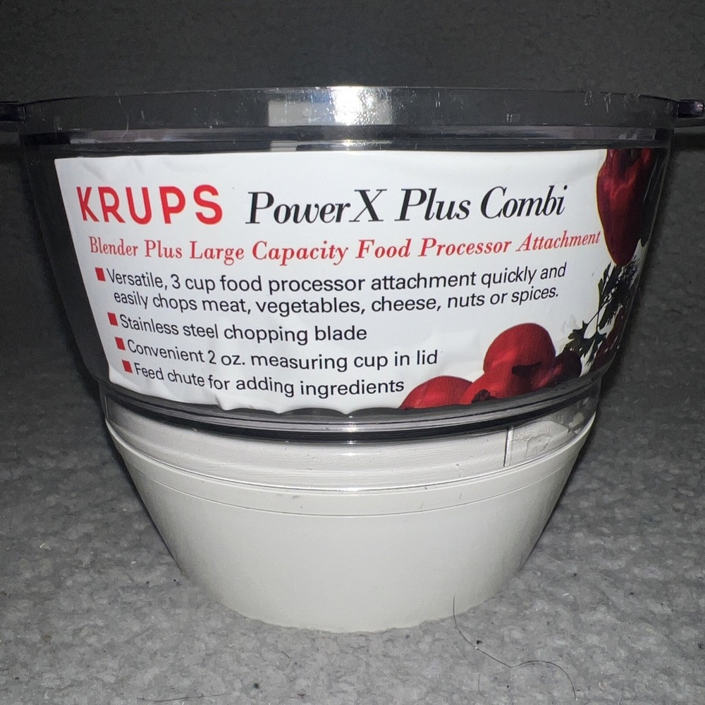 Krups Power X‎ Plus Combi Food Processor Attachment Container No Lid Unused